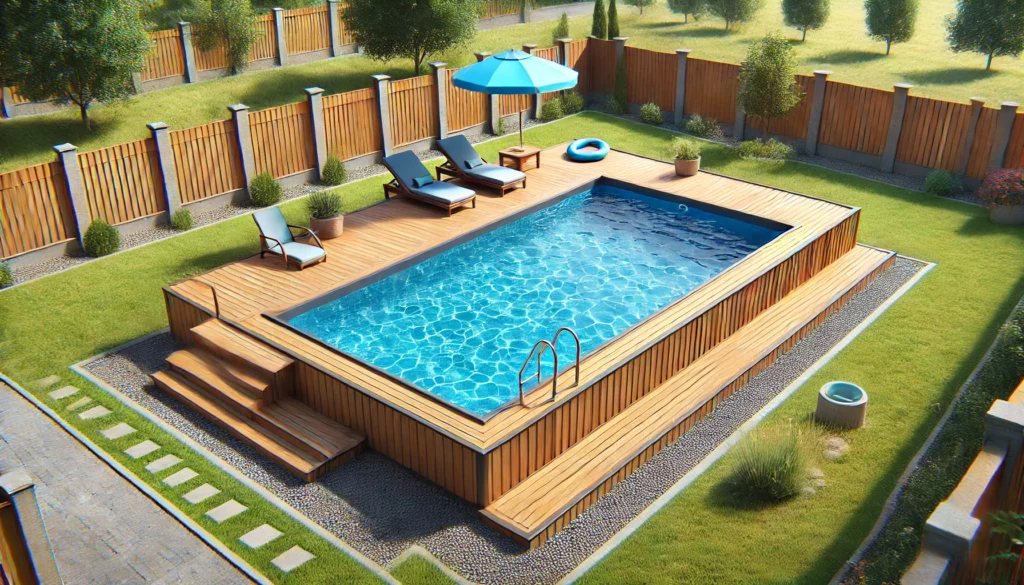 premium above ground wimming pool